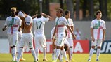 I giocatori del Portogallo delusi dopo la sconfitta in semifinale contro la Serbia