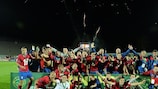 Serbia celebra el título logrado en Lituania