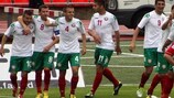 Radoslav Kirilov (left) put Bulgaria ahead