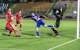 Juri Biordi scores San Marino's winner against Wales