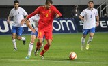 Дориан Бабунски в матче сборной Македонии