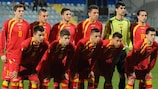 Montenegro Under-21s prior to their match against the Republic of Ireland