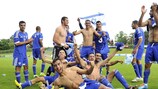 Israel celebrate after sealing qualification