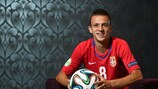 Le capitaine serbe Nemanja Maksimović a rencontré UEFA.com