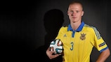 Защитник сборной Украины Никита Бурда