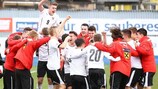Österreich feiert das Erreichen der Endrunde