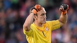 Serbiens Torhüter Marko Dmitrović ließ nach dem Aus seiner Mannschaft nicht den Kopf hängen