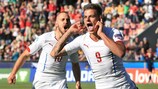 Jan Kliment marcó un 'hat-trick' ante Serbia