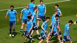 Imagen del entrenamiento de Alemania en el Ander Stadium
