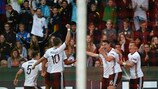 Das deutsche Team möchte am Sonntag gegen Österreich endlich auch mal nach 90 Minuten feiern