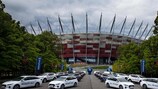 La flota de Hyundai Motor para el Campeonato de Europa Sub-21 de la UEFA en Polonia