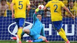 Pickford penalty save ensures England hold Sweden