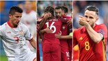 Spain, Portugal, Serbia and FYR Macedonia are back in action on Tuesday