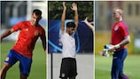 Spain, Germany, England and Italy all trained in Krakow on Monday