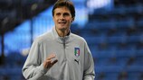 Italiens Trainer Roberto Menichelli will ins Halbfinale