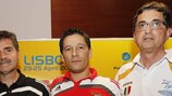André Lima (Benfica) e Sito Rivera (Luparense)