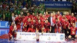 ElPozo Murcia FS celebra la consecución de su 5º título liguero