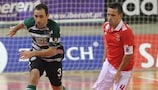 Benfica defeated Sporting 4-2 a few days after both reached the UEFA Futsal Cup finals