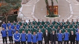Participants on the futsal refereeing course in Prague