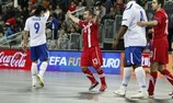 Four-goal Vidan Bojović celebrates at the end