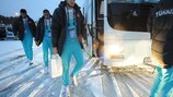 Nevica a Spalato, servizio bus per i tifosi