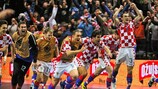 Croacia celebra su clasificación tras una emocionante tanda de penaltis