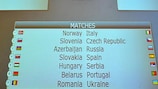 The results are displayed at the Sheraton Hotel, Zagreb