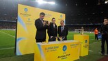 Villa et Xavi soutiennent le Barça futsal