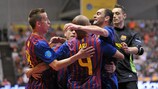 Lleida en fête après la victoire de Barcelone