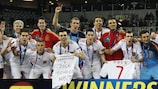 A Espanha conquistou este ano o quarto título europeu consecutivo na Croácia