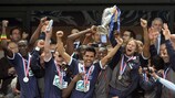 Bordeaux feiert den Pokalsieg im Stade de France