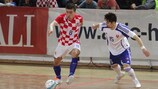 Dario Marinović lors de la victoire de la Croatie 3-2 contre le Slovaquie