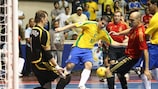 В 2008 году в финале встретились сборные Бразилии и Испании
