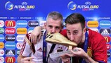 Miguelín e Rivillos partilham Bota de Ouro do Futsal EURO
