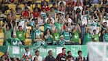 Inter fans watch the 2010 finals in Lisbon