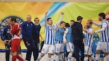 Pescara celebrate qualifying for the finals