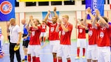 Das dänische Team von Gentofte spielt in Gruppe A