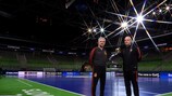 Jorge Braz (Portugal) e José Venancio López (Espanha) anteciparam a grande final do UEFA Futsal EURO 2018
