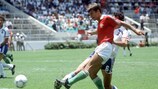 One of Hungary's talented crop of youngsters, Kálmán Kovács, seen here at the World Cup finals in 1986, played 56 times for his country