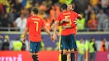 España ganó en Septiembre 1-2 a Rumanía con goles de Sergio Ramos y Alcácer