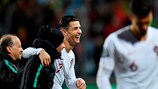 Cristiano Ronaldo feiert sein 99. Länderspieltor und das Endrunden-Ticket für Portugal