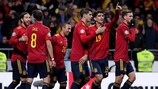 España se dio un festín de goles ante Rumanía