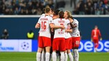 Leipzig celebrate victory at Zenit