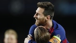 Lionel Messi made the cut on his 700th Barcelona appearance