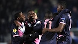 Bordeauxs Spieler feiern ein Tor