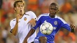 Sergio Canales (left) in action against Chelsea