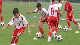 Around 400 children were involved in activities at the Ta' Qali training grounds