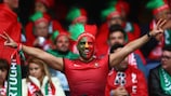 Portugal fans at EURO 2016
