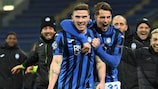 Atalanta celebrate securing progress on Matchday 6