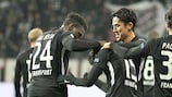 Eintracht Frankfurt celebrate on Matchday 6